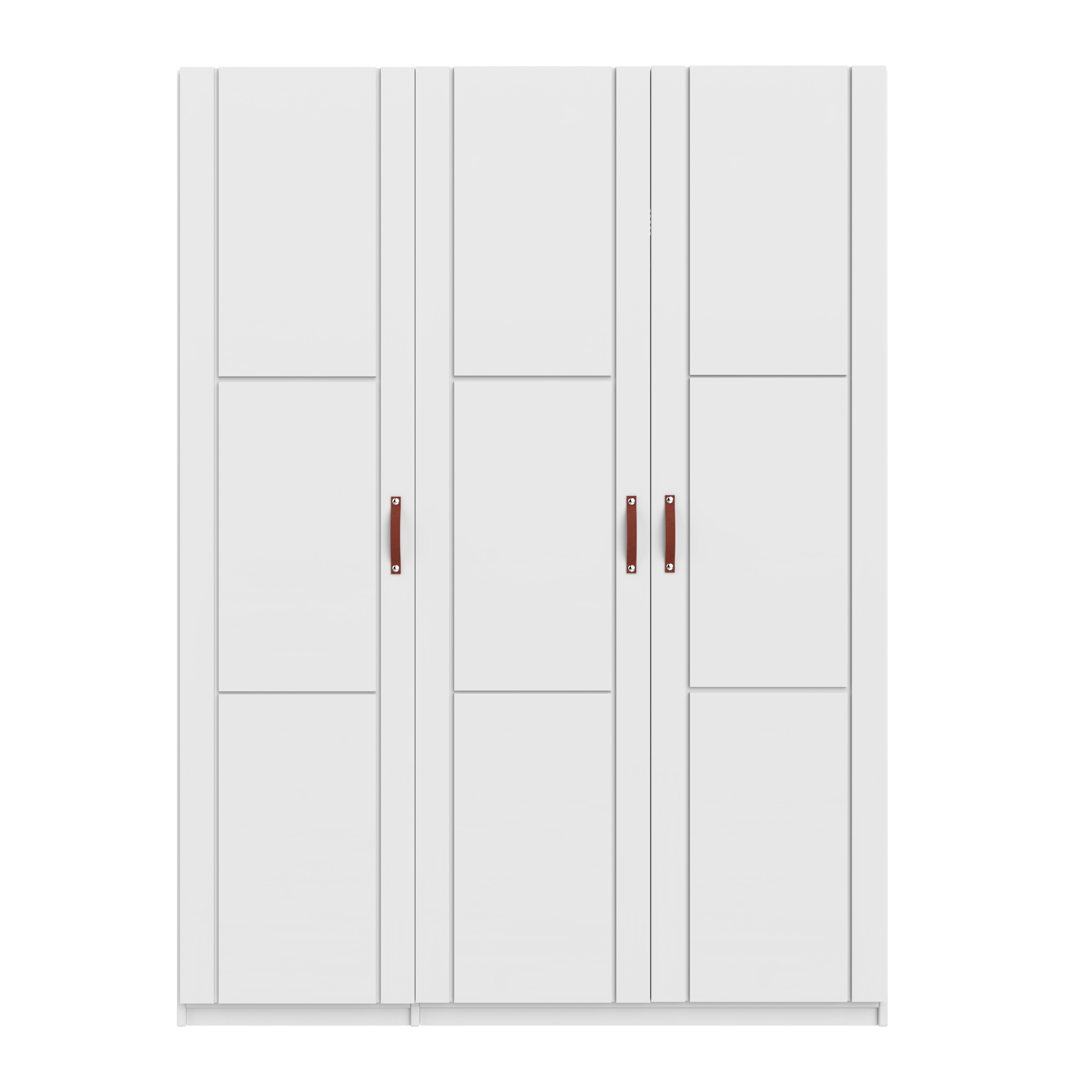 Lifetime Kleiderschrank mit 3 Türen, Einlegeböden und Kleiderstange, 150 cm
