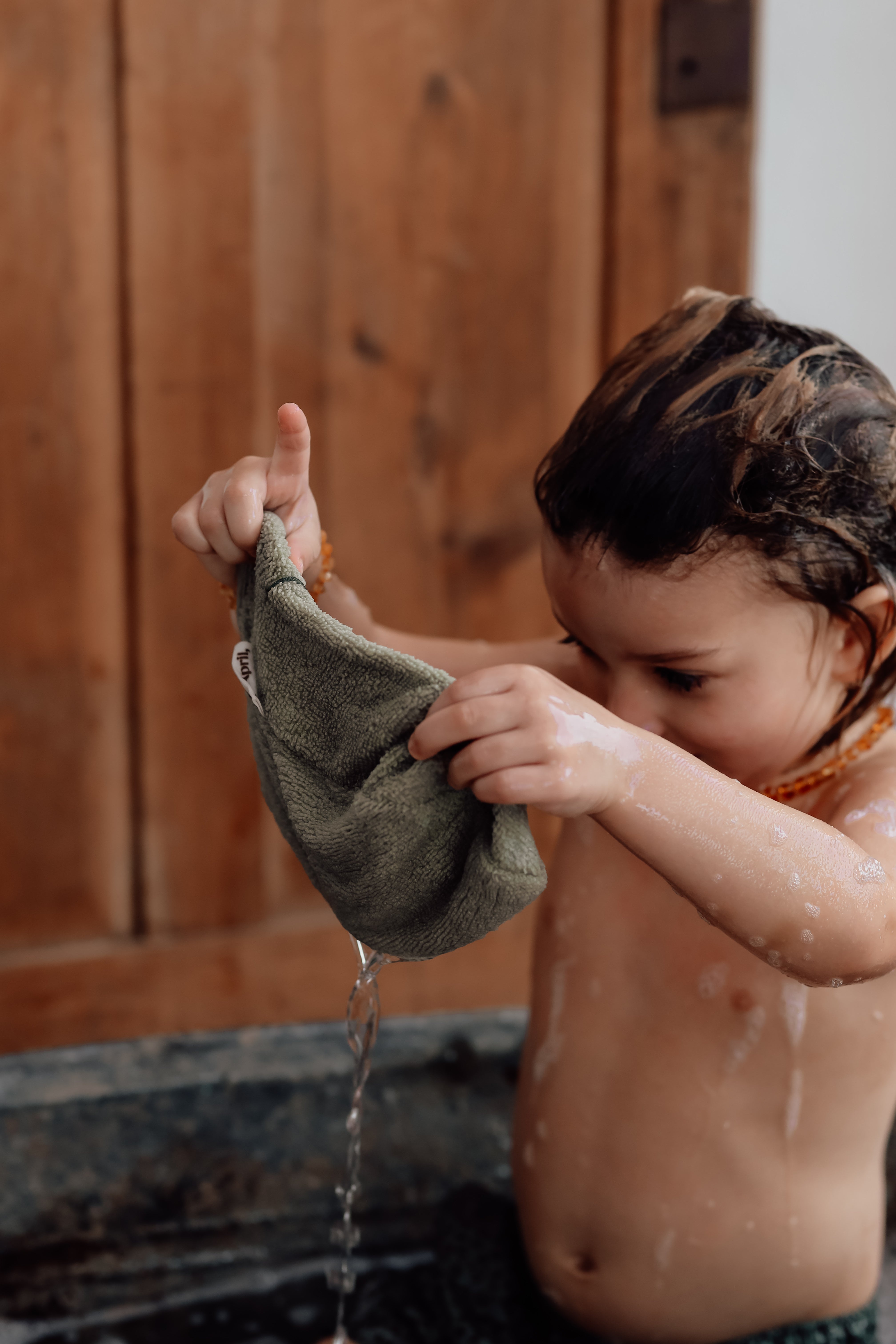 Dear April Paw Waschlappen 2er-Pack, Moon Cat