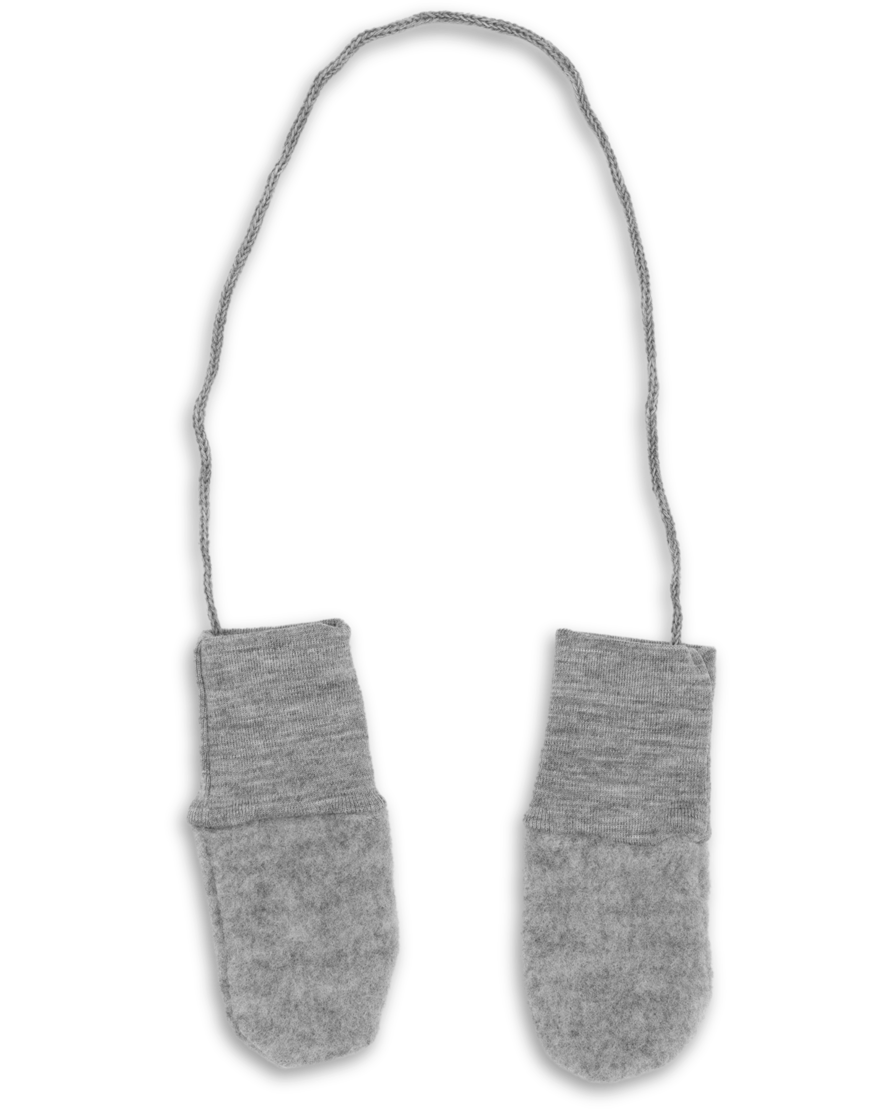 Engel Fäustlinge, hellgrau melange