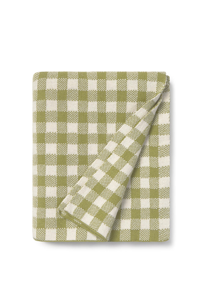 Lorena Canals gestrickte Decke Vichy