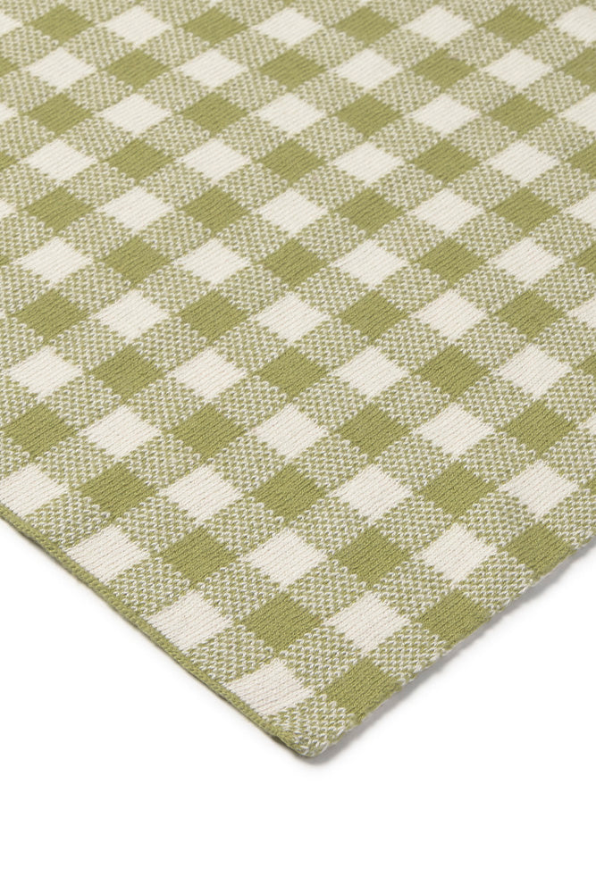 Lorena Canals gestrickte Decke Vichy