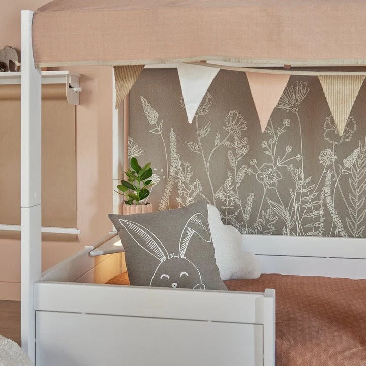 Lifetime Quadratisches Kissen - Happy Rabbit