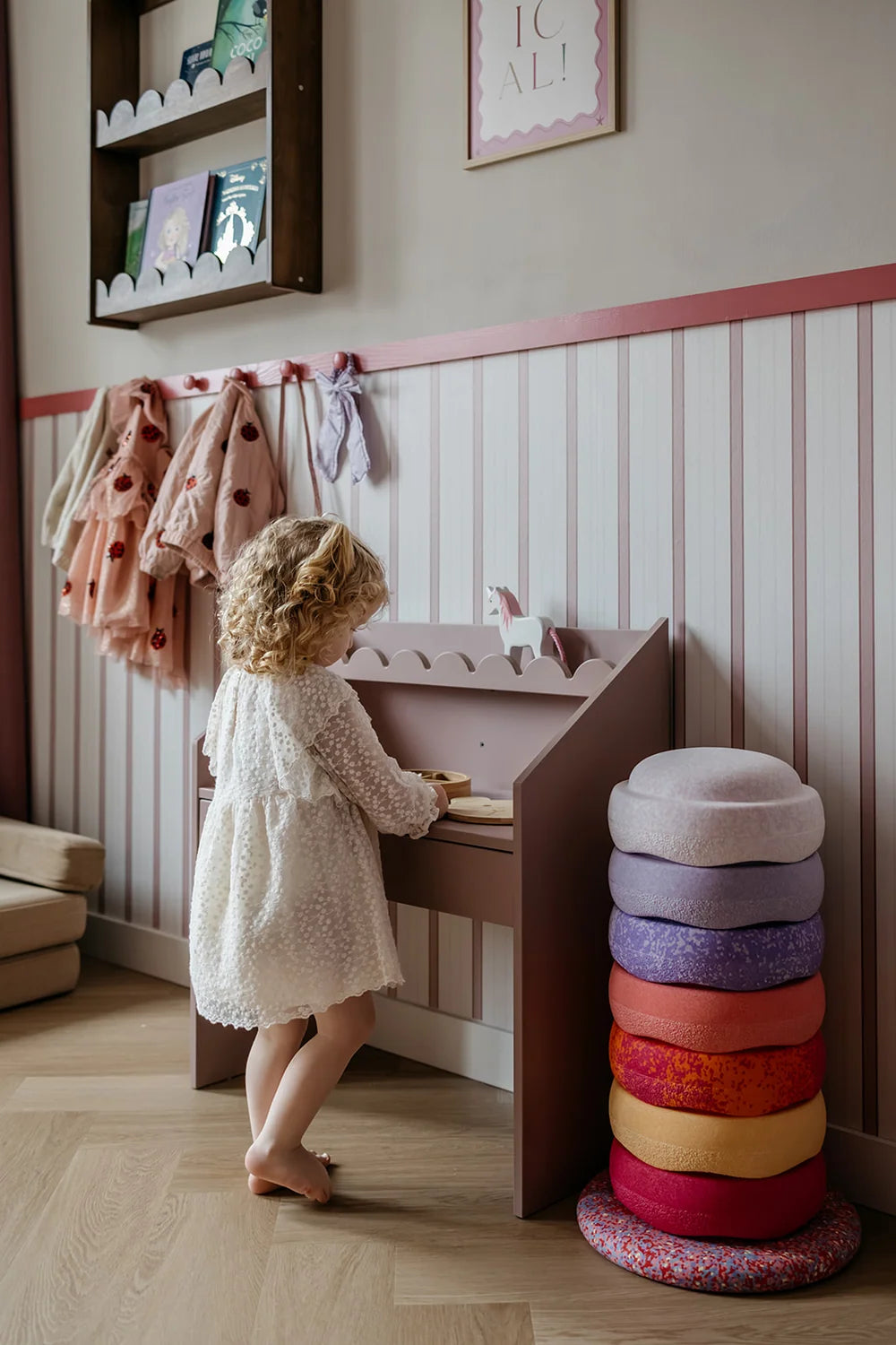Bellamy Schreibtisch Book Nook, rosa