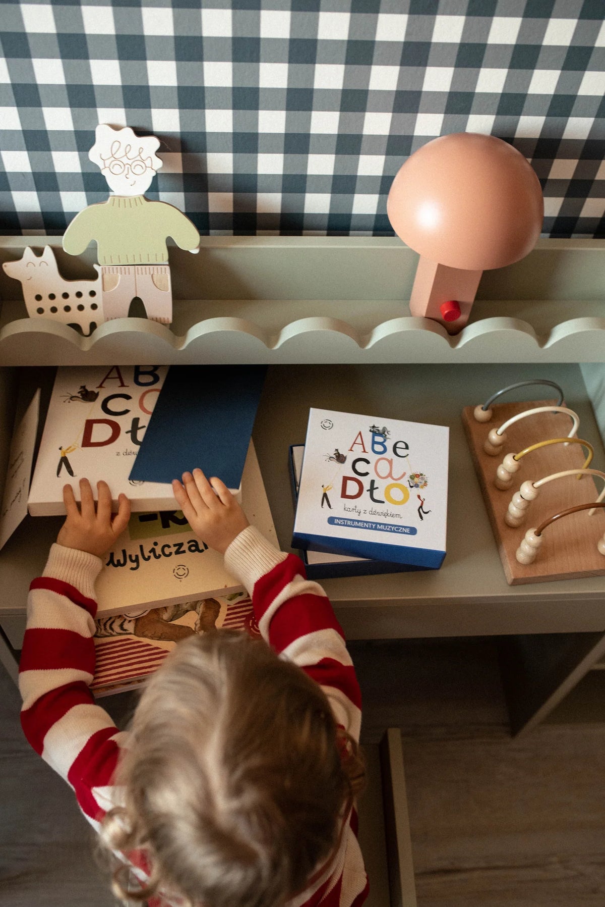 Bellamy Schreibtisch Book Nook, salbeigrün