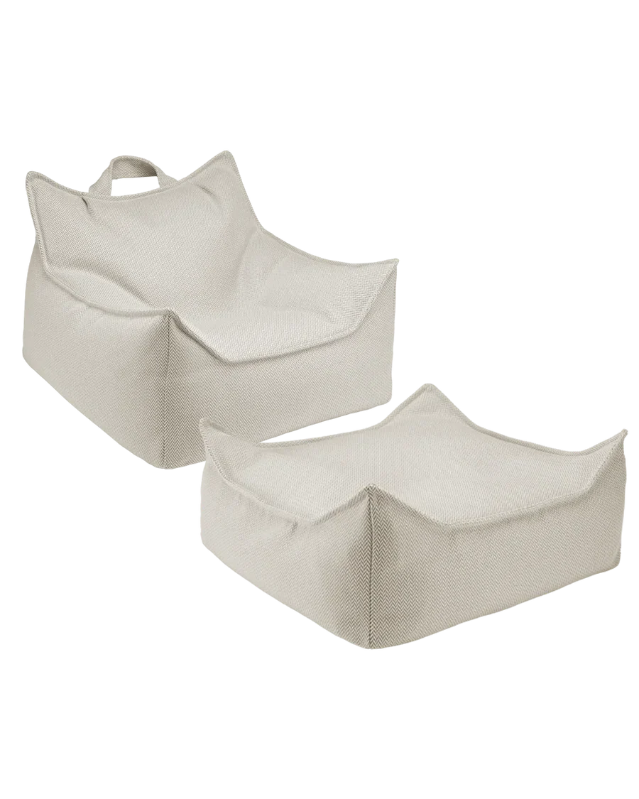 Wigiwama Outdoor Set - Sitzsack & Ottomane, Terra