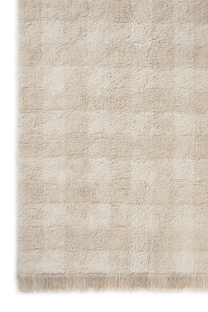 Lorena Canals waschbarer Teppich Vichy, Ivory