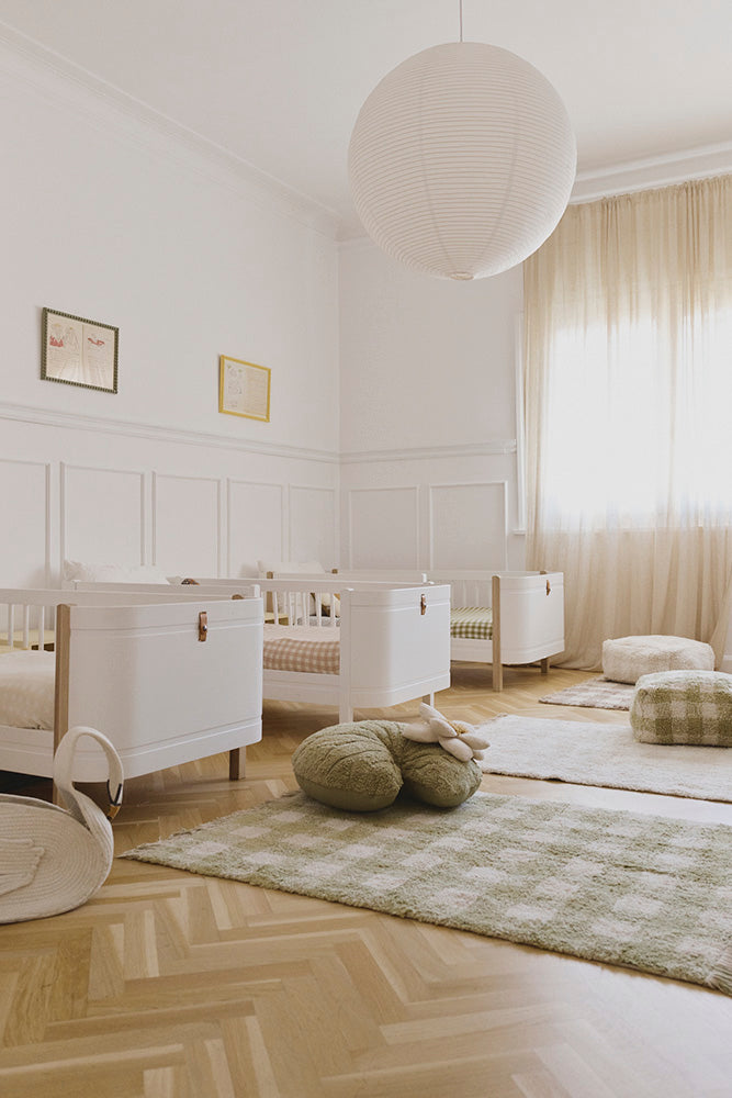 Lorena Canals waschbarer Teppich Vichy, Matcha