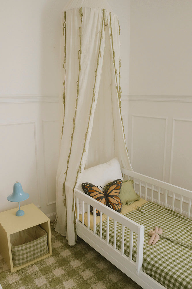 Lorena Canals waschbarer Teppich Vichy, Matcha
