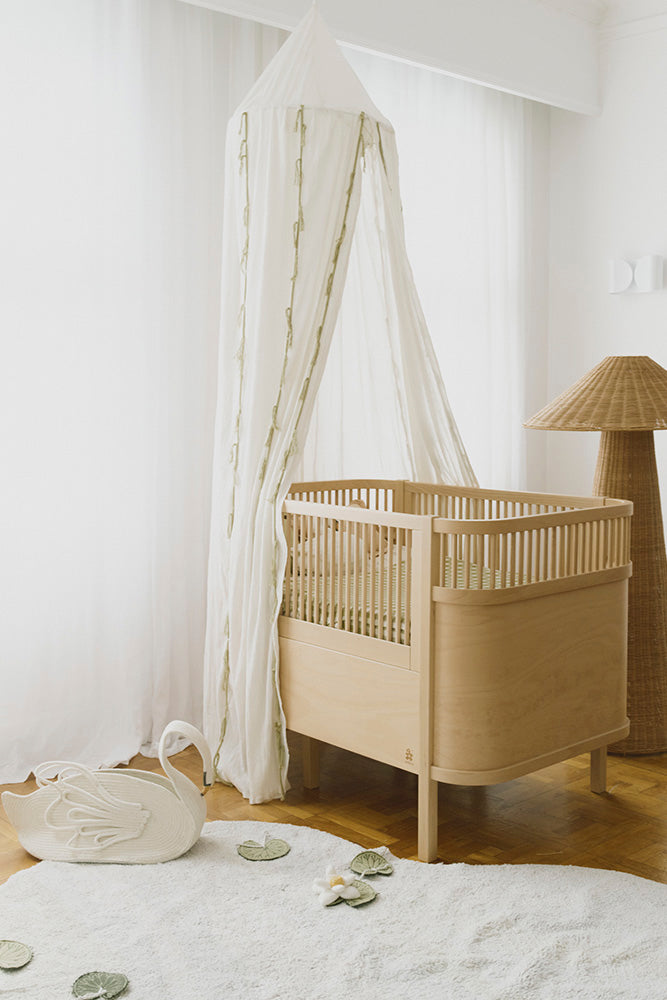 Lorena Canals Baldachin Crepe Swan Ivory