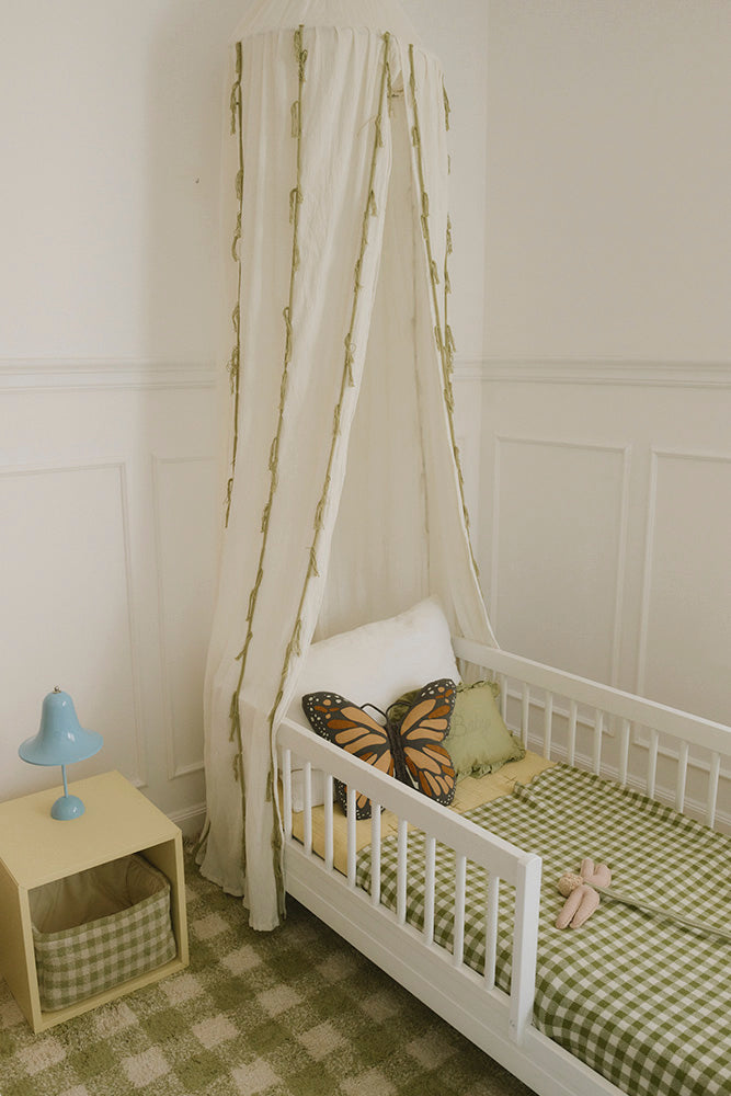 Lorena Canals Baldachin Crepe Swan Ivory