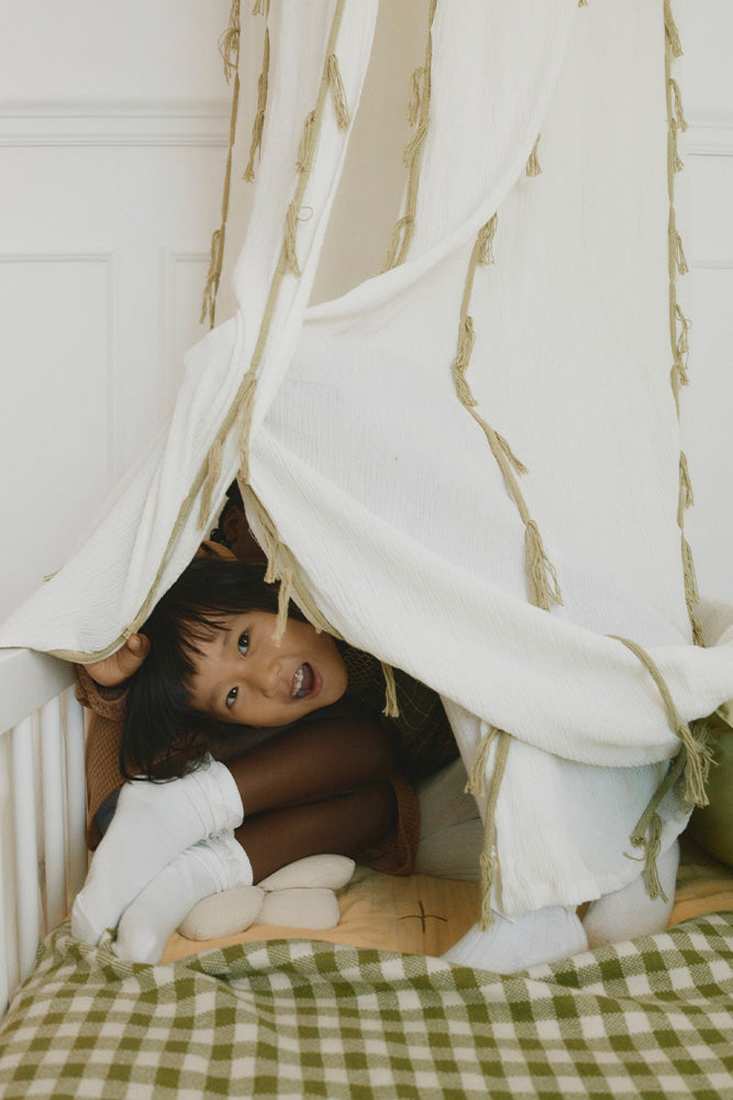 Lorena Canals Baldachin Crepe Swan Ivory