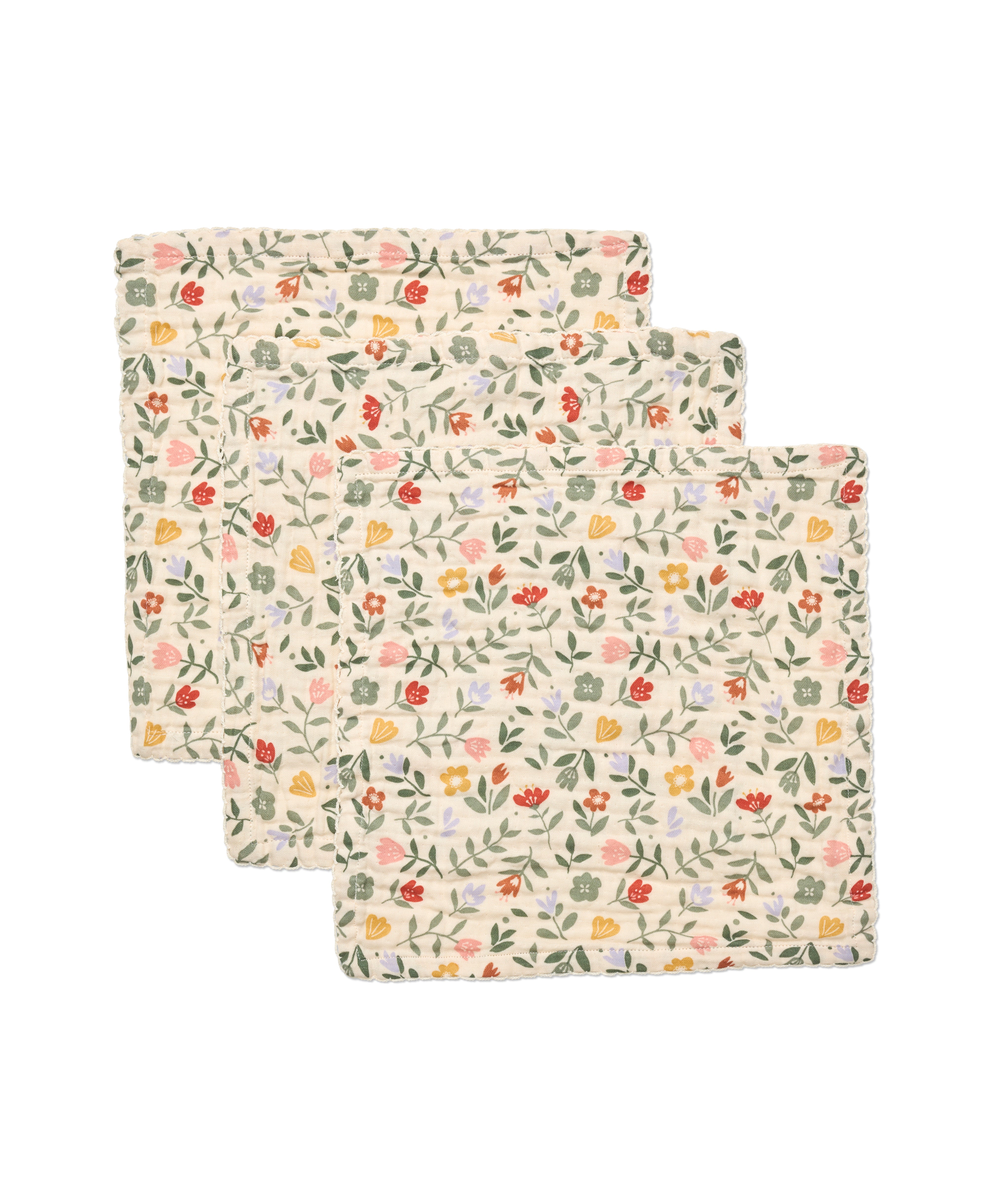 Dear April Ren Waschlappen 3er-Pack, Flower Market