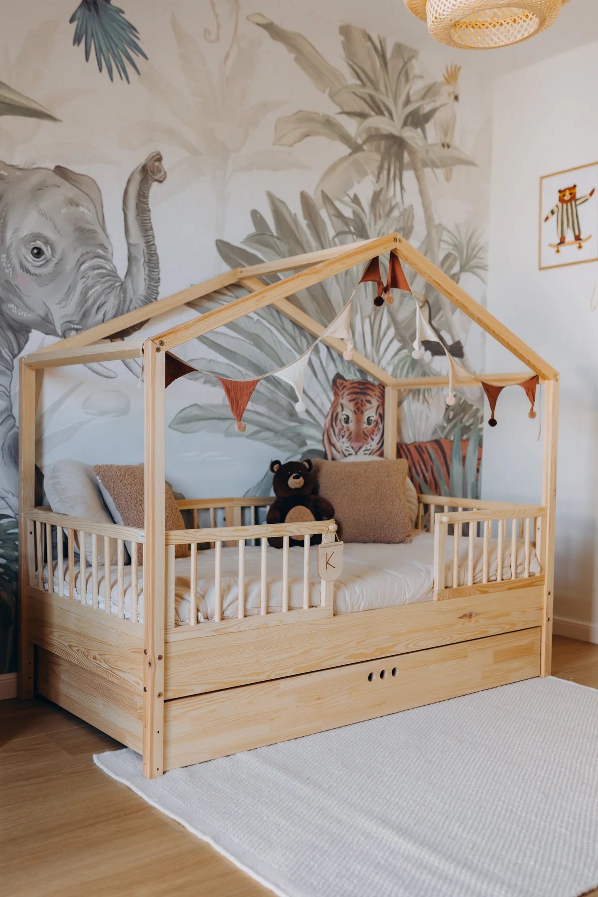 Bellamy Bettschublade für Hausbett Dream Nest, natur