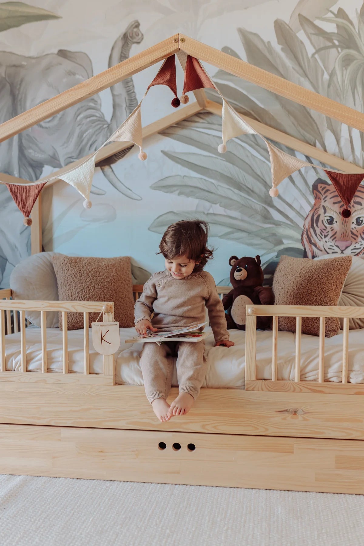 Bellamy Bettschublade für Hausbett Dream Nest, natur