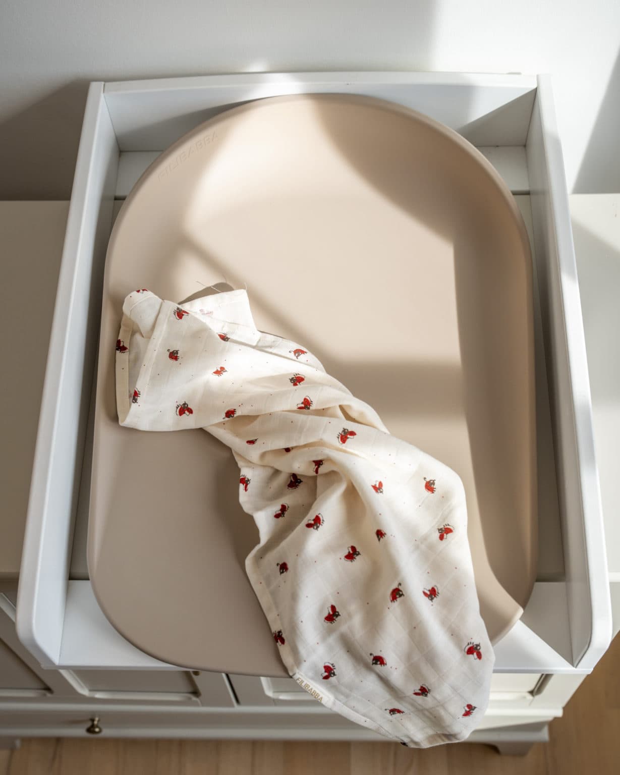 Filibabba Wickelauflage Bobbie, cream