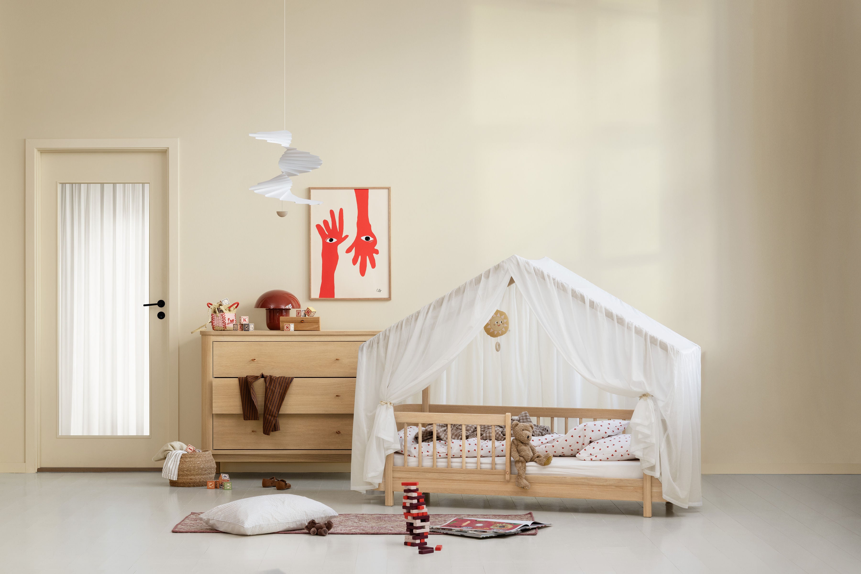 Oliver Furniture Wood Mini+ Hausbett, Eiche