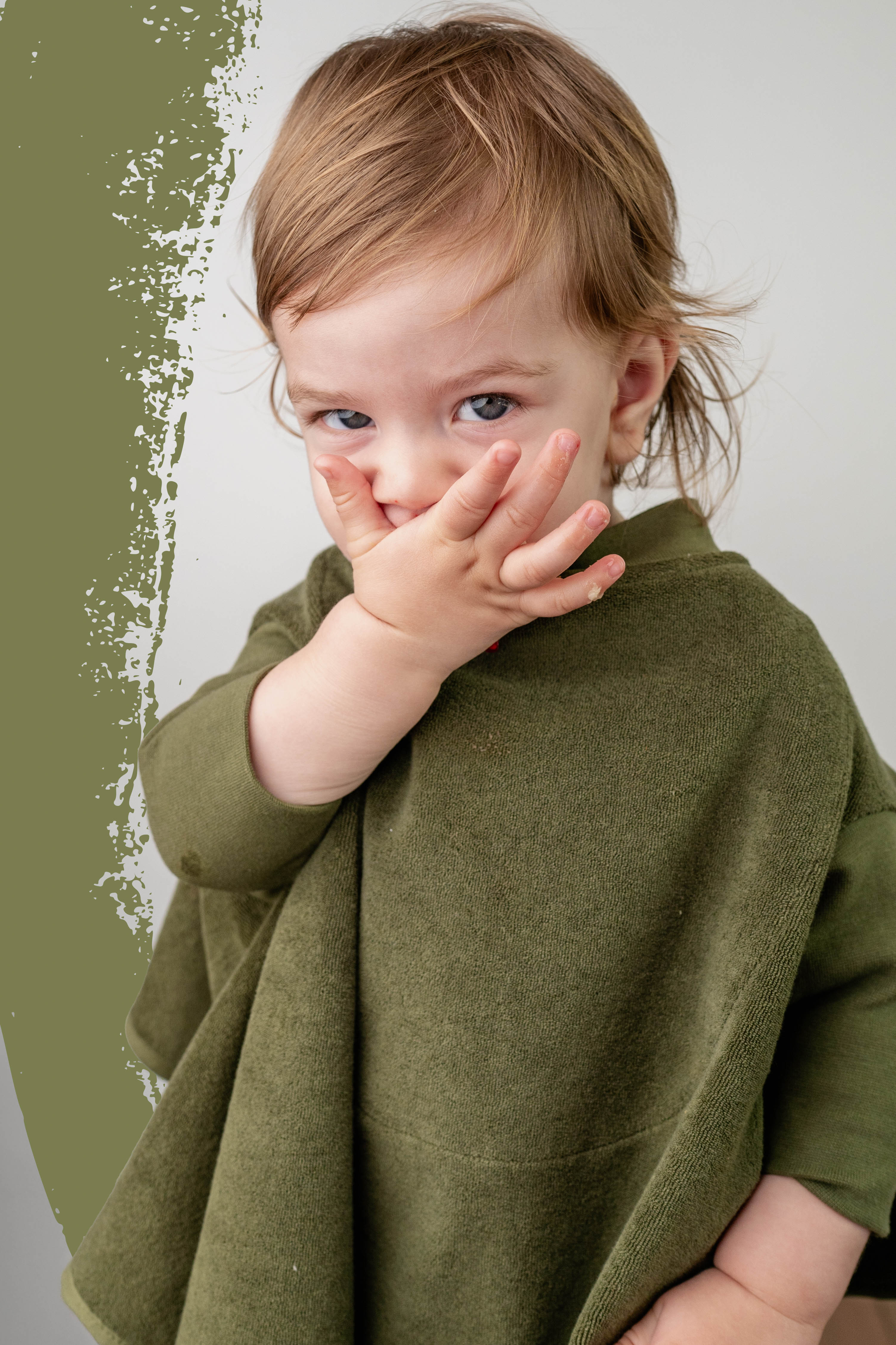 Little Casimir Lätzchen Boo, Olive