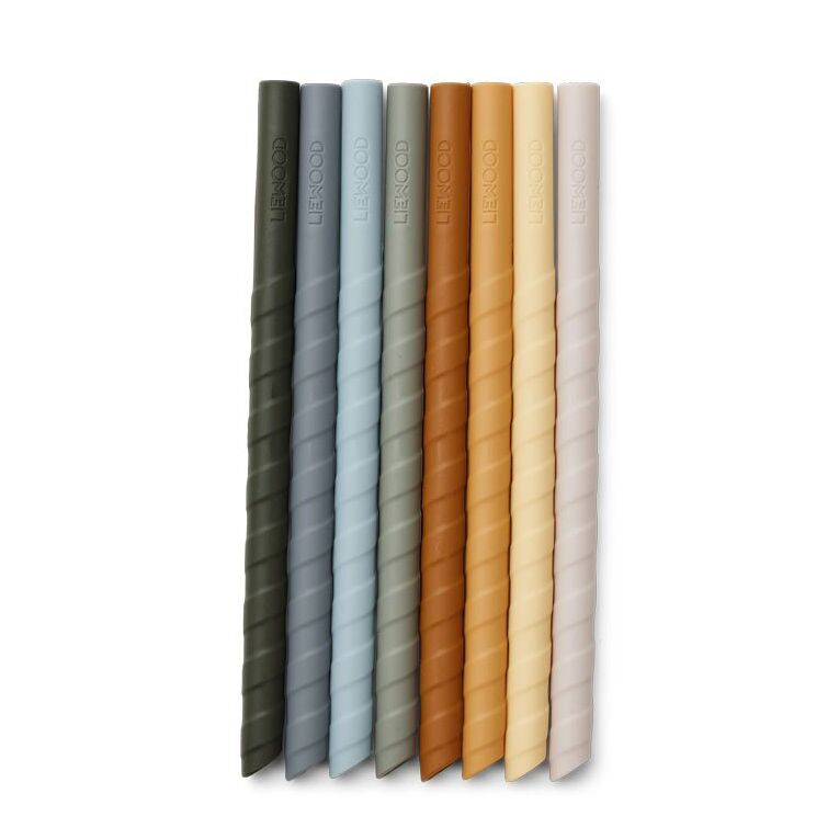 Liewood Silikon-Strohhalme Zoe, 8er-Pack