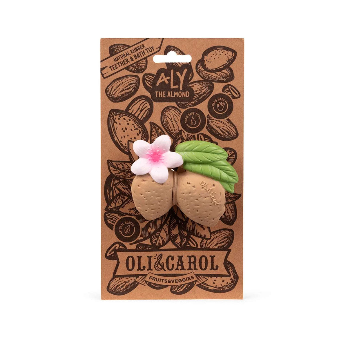 OLI & CAROL Aly the Almond Baby Teether