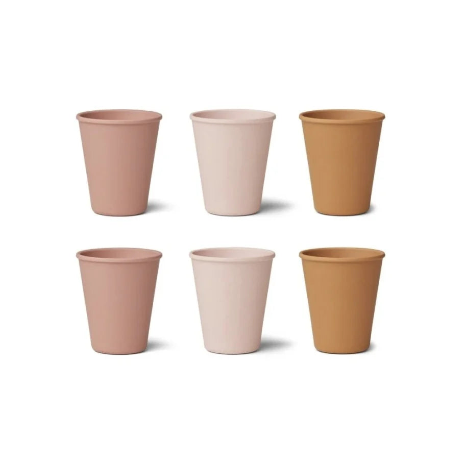 Liewood Becher Gertrud 6er-Pack, rose multi mix