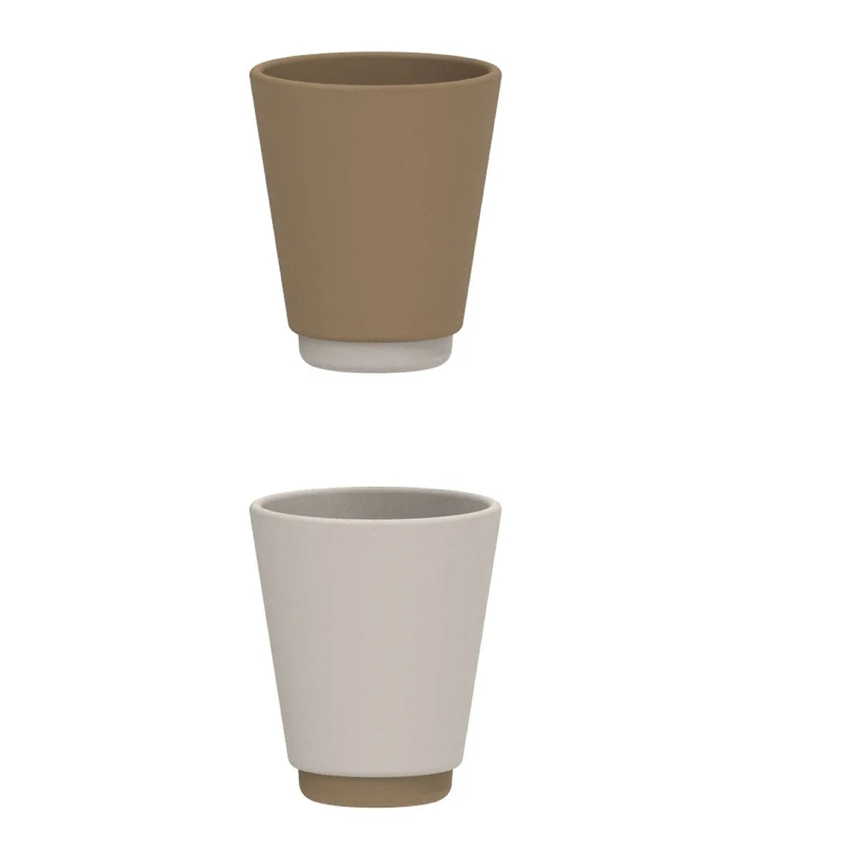 Liewood Silikon-Becher Rachel 2er-Pack, oat/sandy mix