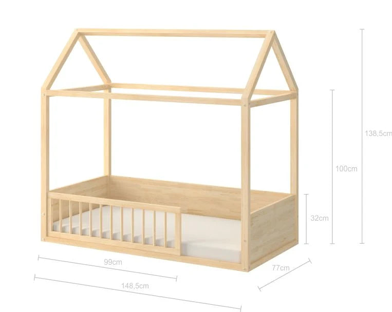 Bellamy Hausbett 70x140 cm Wood Nest