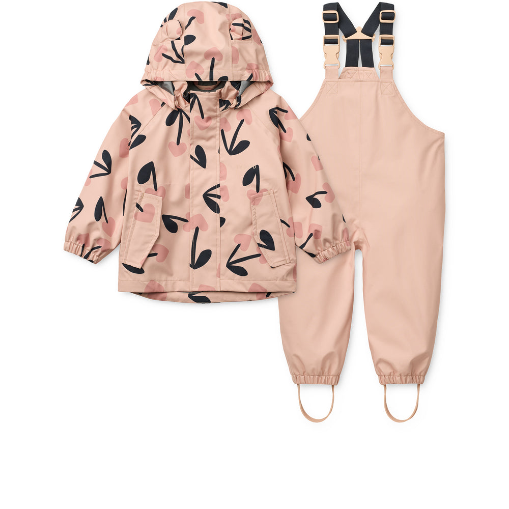 Liewood Regen-Set Manu, Mega Cherry Heart