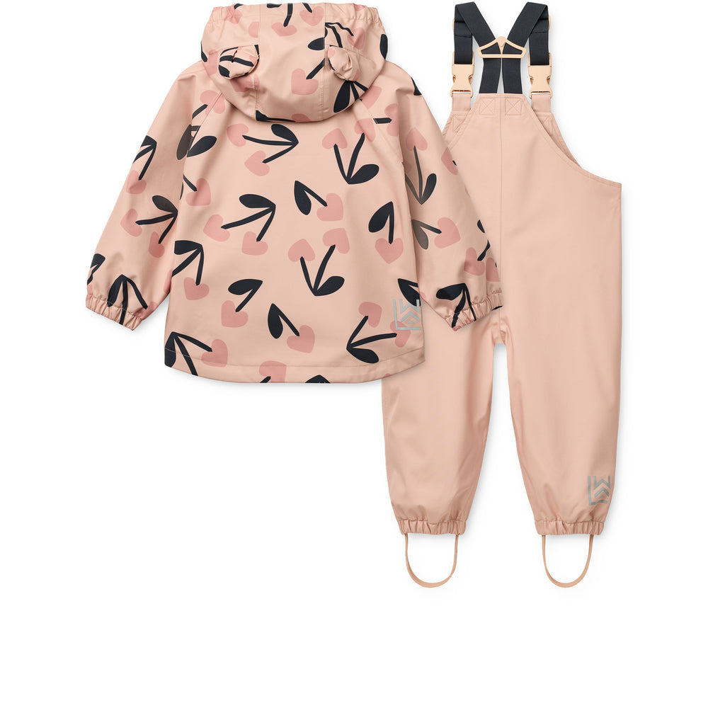 Liewood Regen-Set Manu, Mega Cherry Heart