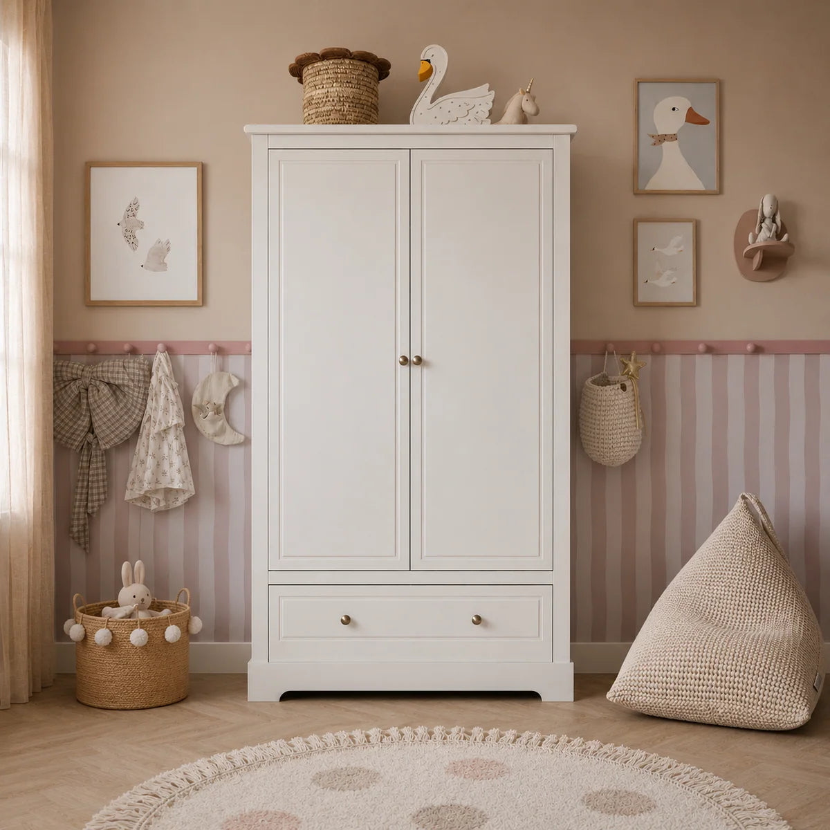 Bellamy 2-türiger Kleiderschrank Marylou