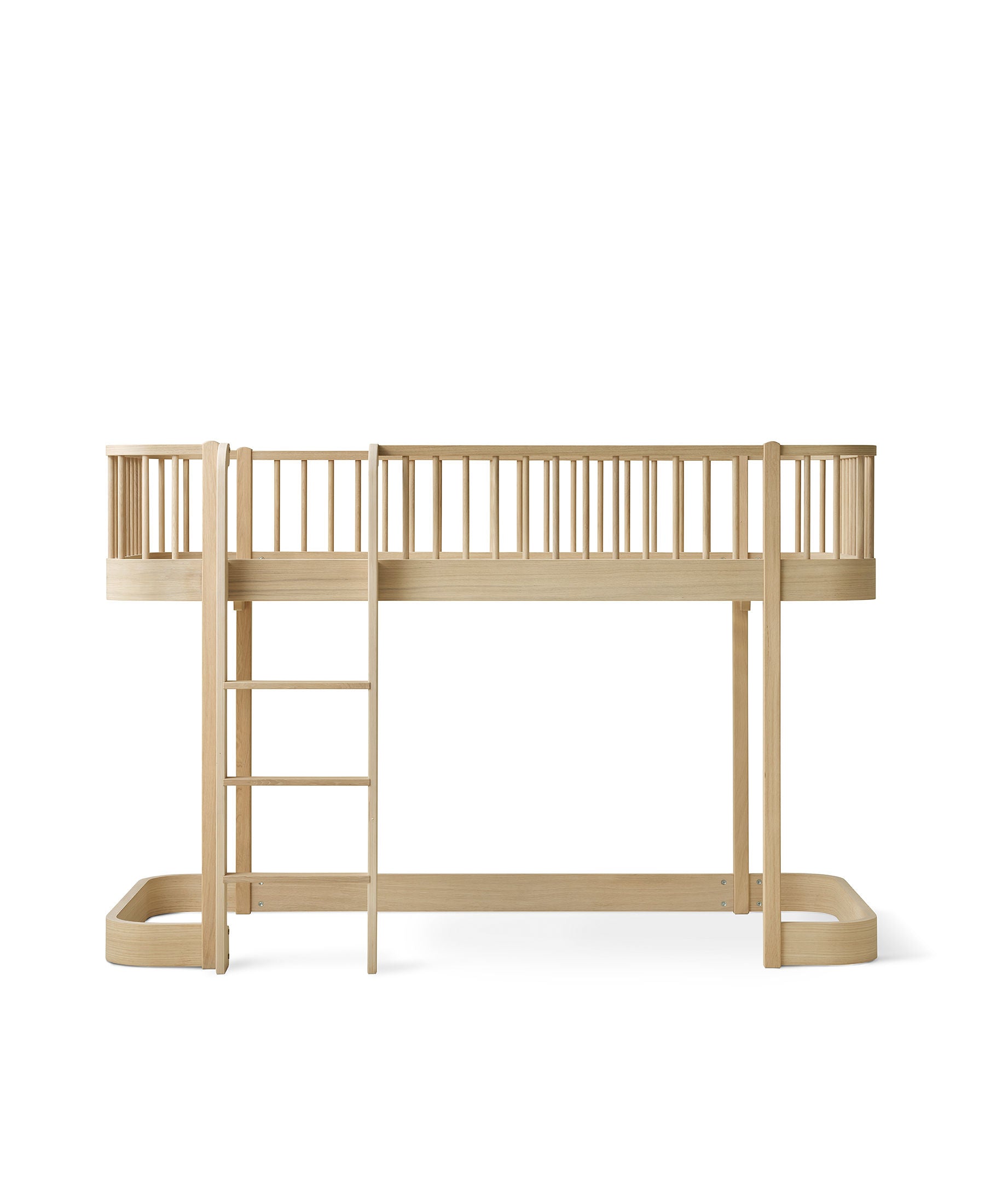 Oliver Furniture Wood Original halbhohes Hochbett, Eiche