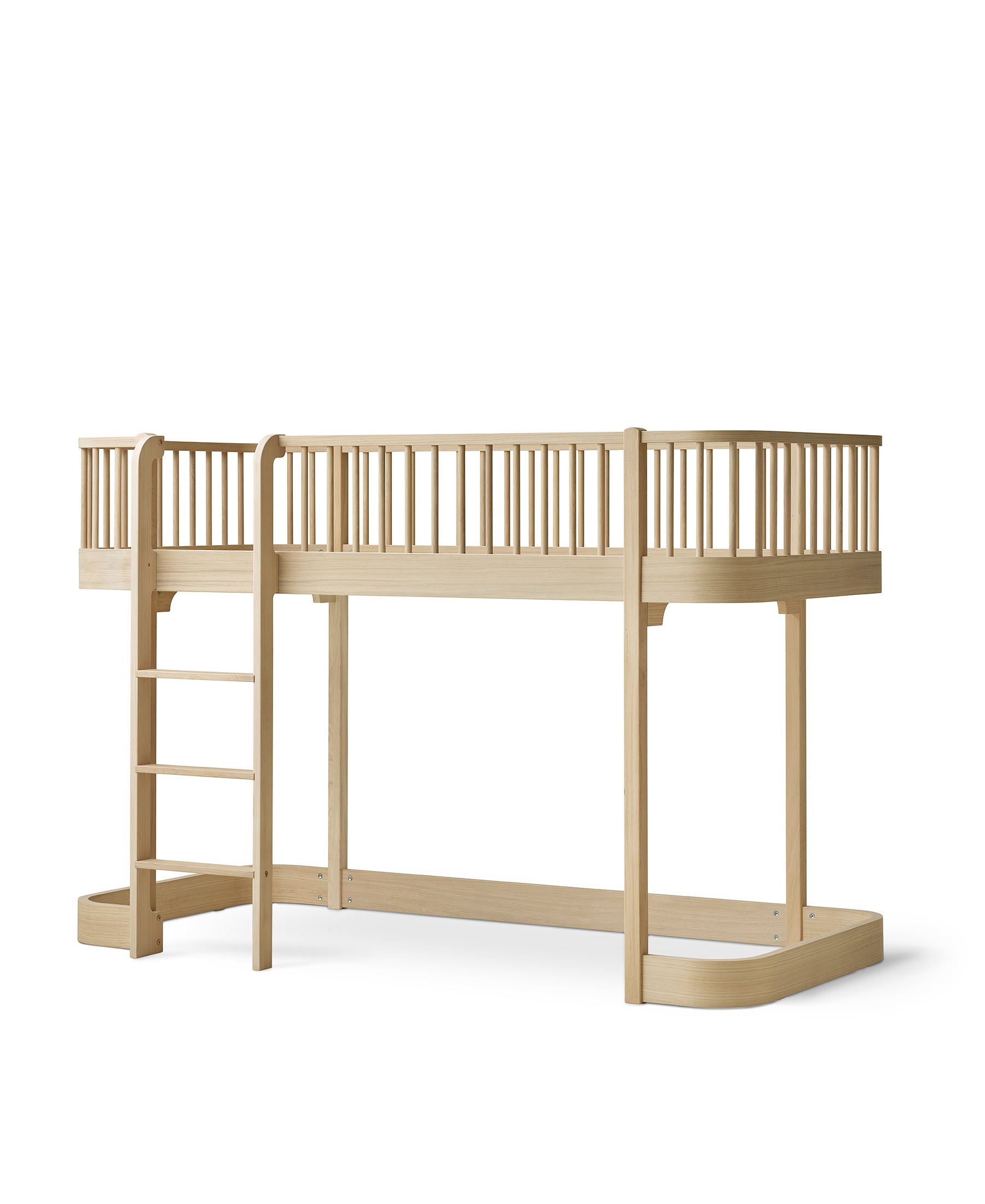 Oliver Furniture Wood Original halbhohes Hochbett, Eiche