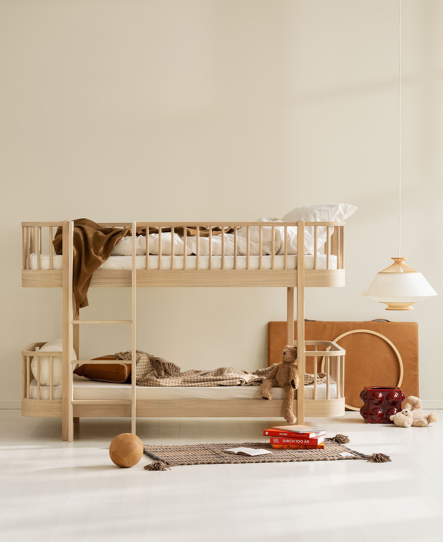 Oliver Furniture Wood Original halbhohes Etagenbett, Eiche