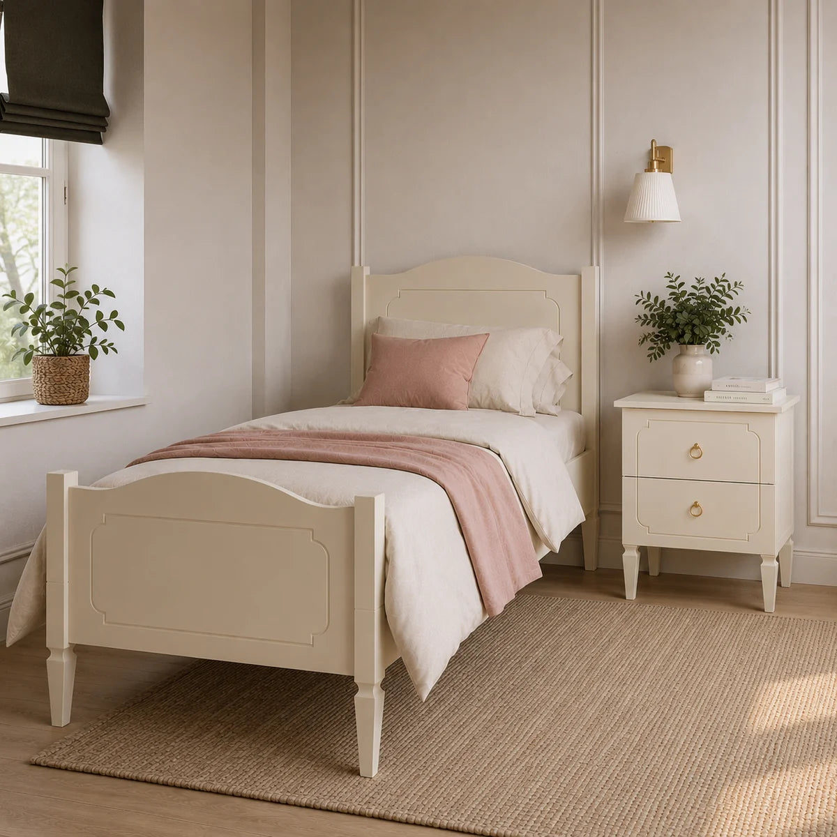 Bellamy Kinderbett 90x200 cm Royal, creme