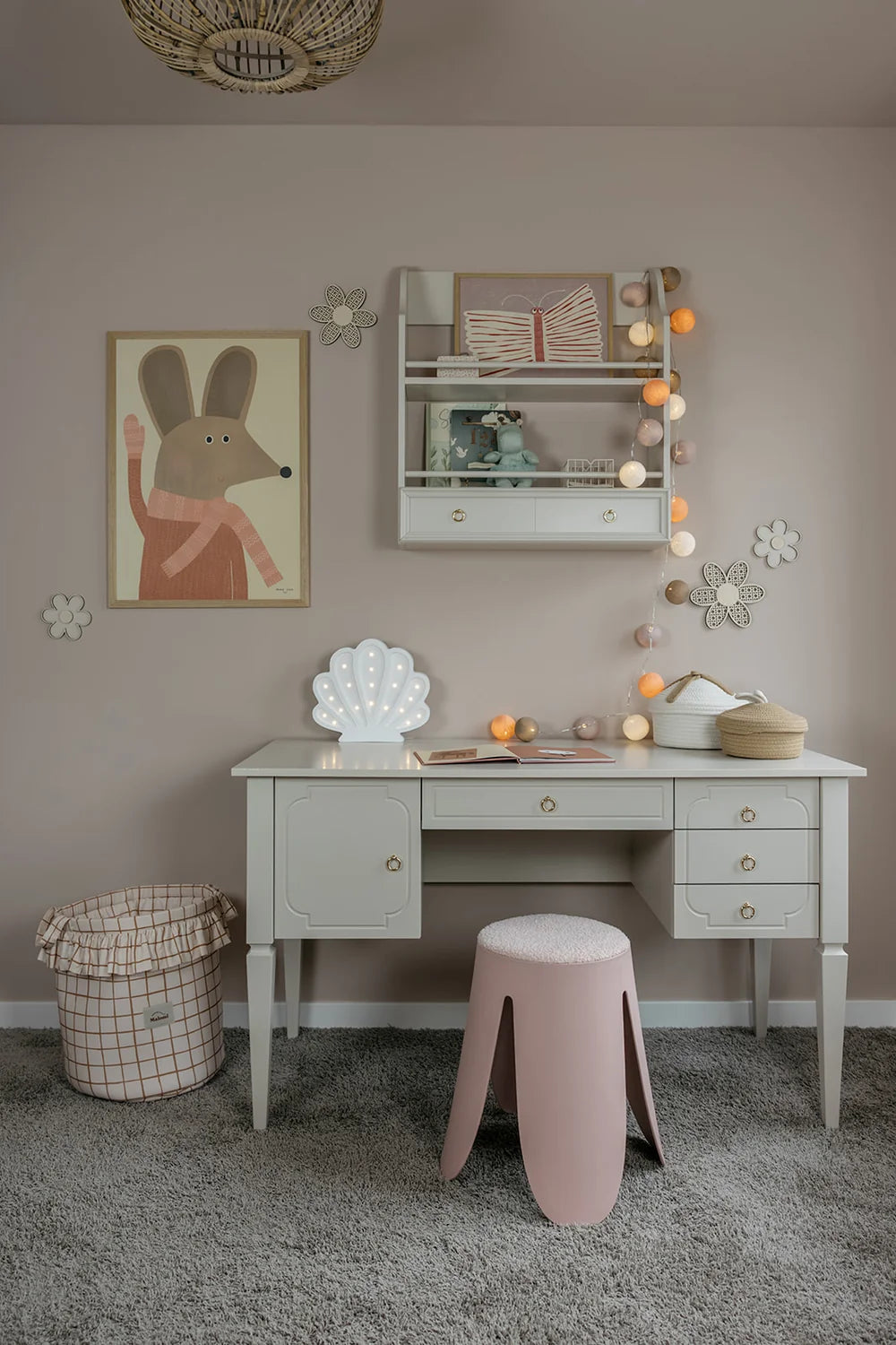 Bellamy Schreibtisch Royal, creme