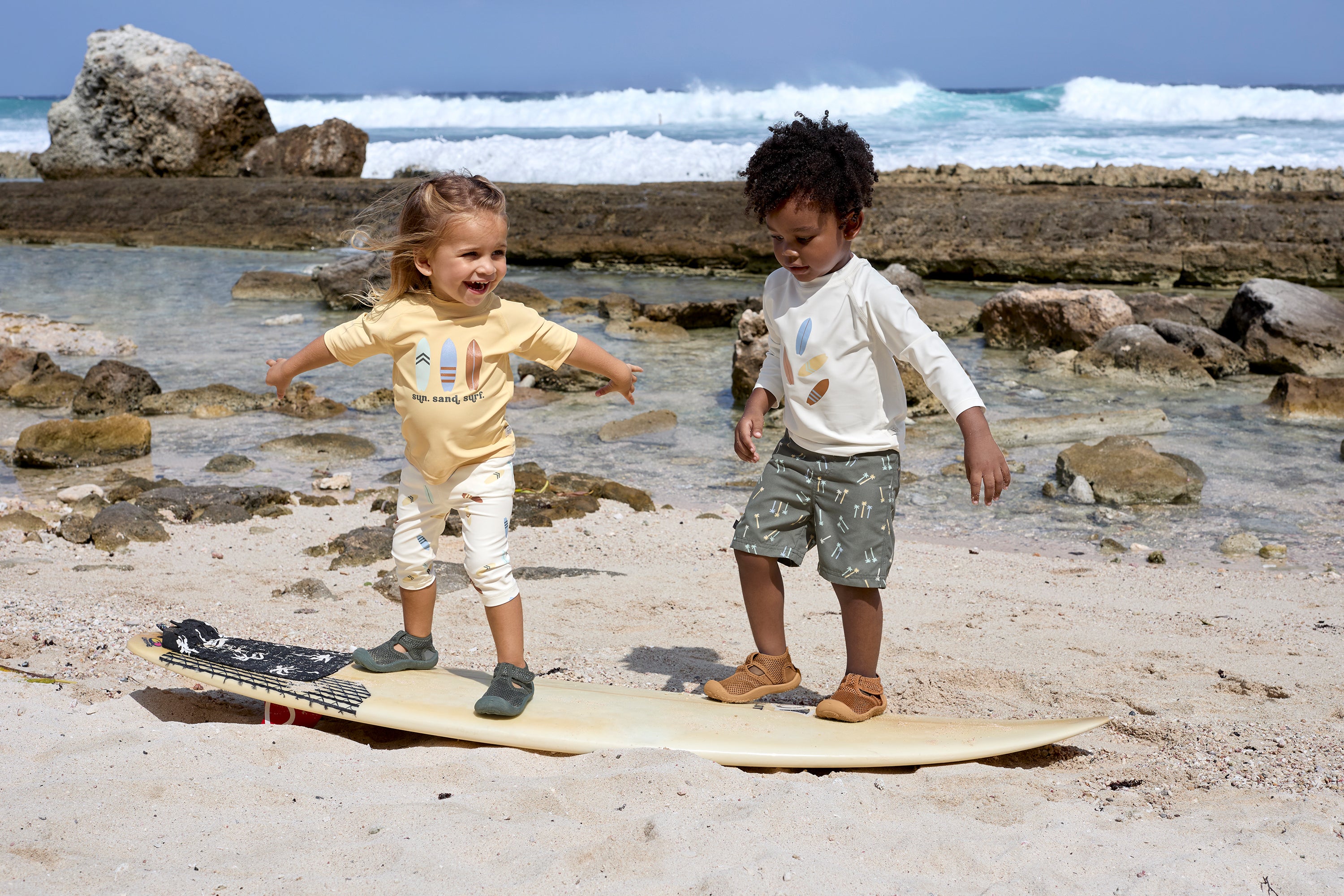 Lässig UV-Shirt Surfboards vanilla