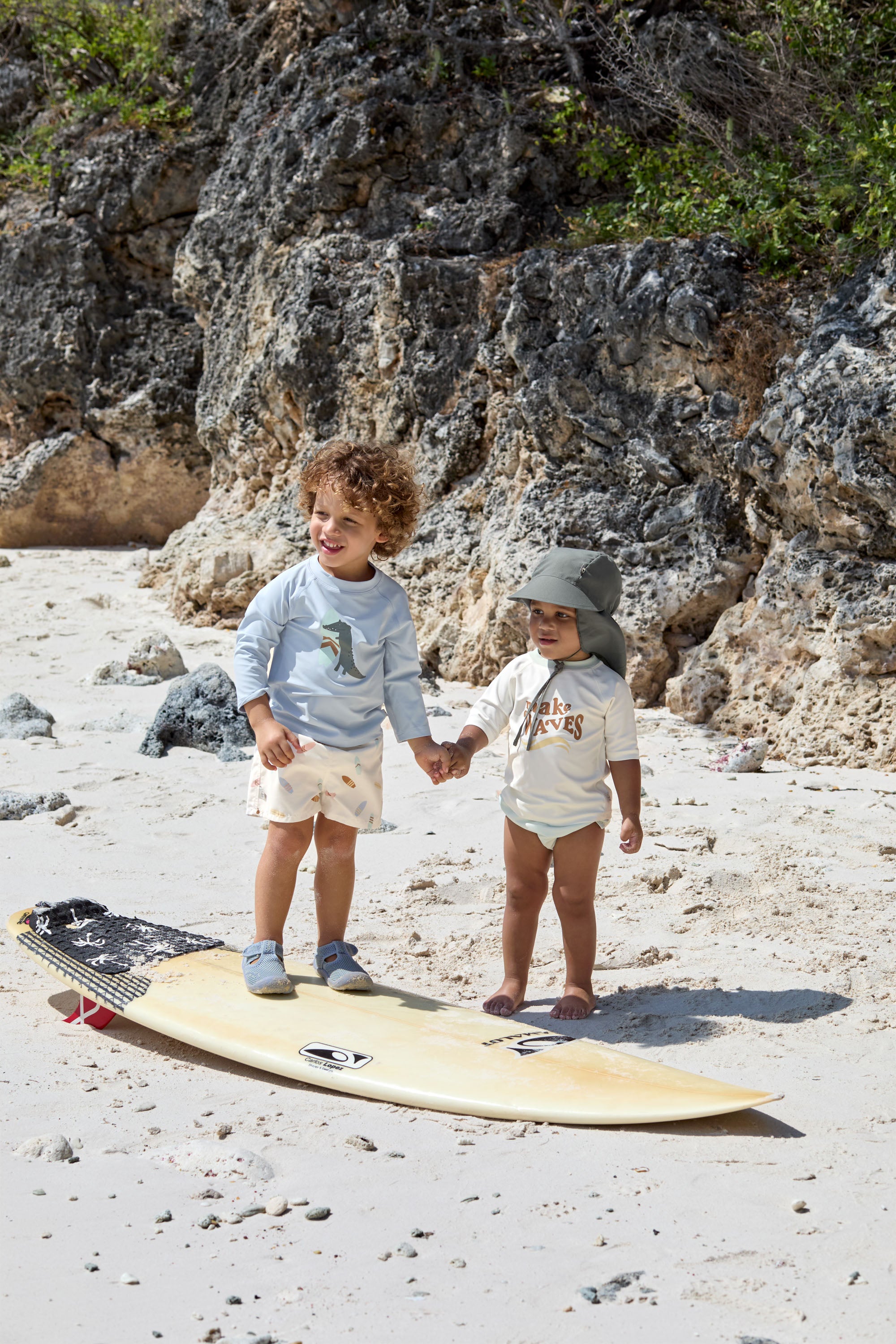 Lässig UV-Shirt Make Waves sea salt