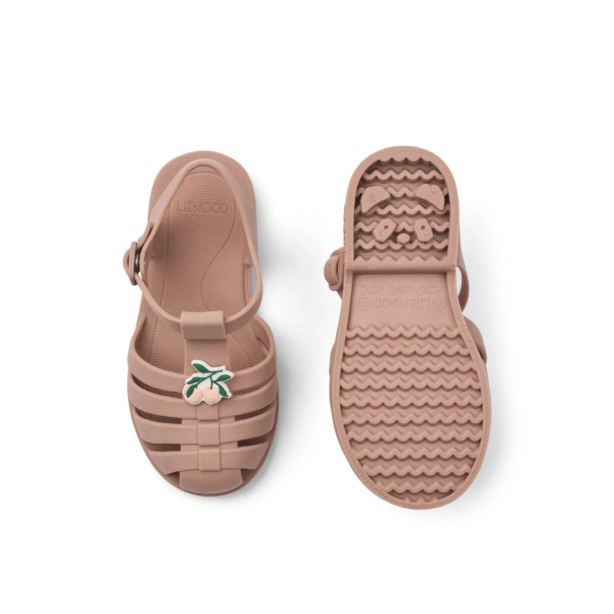 Liewood Sandalen Bre mit Charm, Peach/dark rose