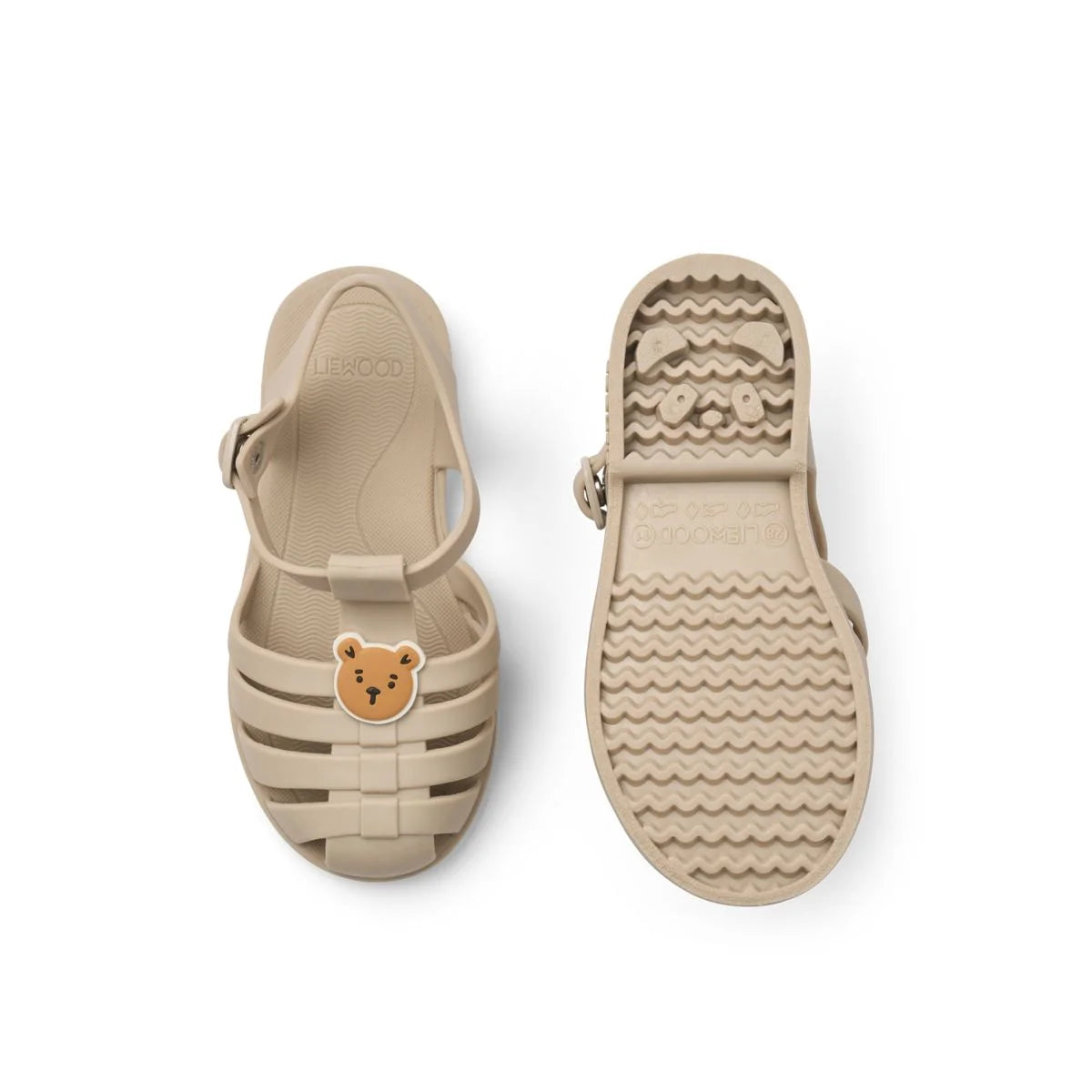 Liewood Sandalen Bre mit Charm, Bear/sandy