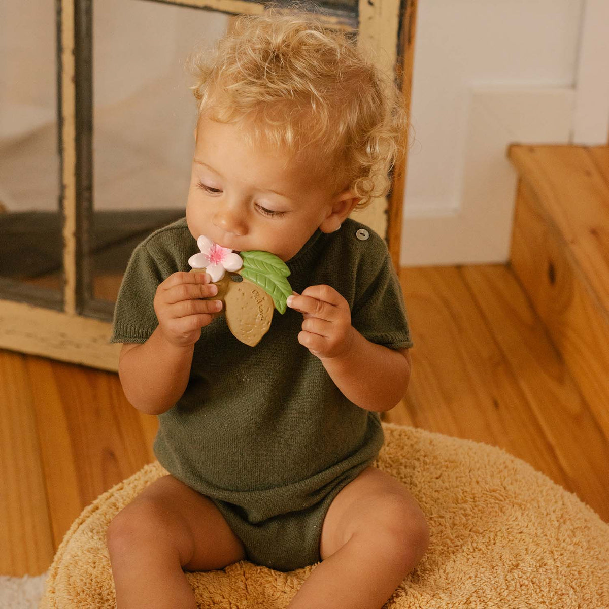 OLI & CAROL Aly the Almond Baby Teether