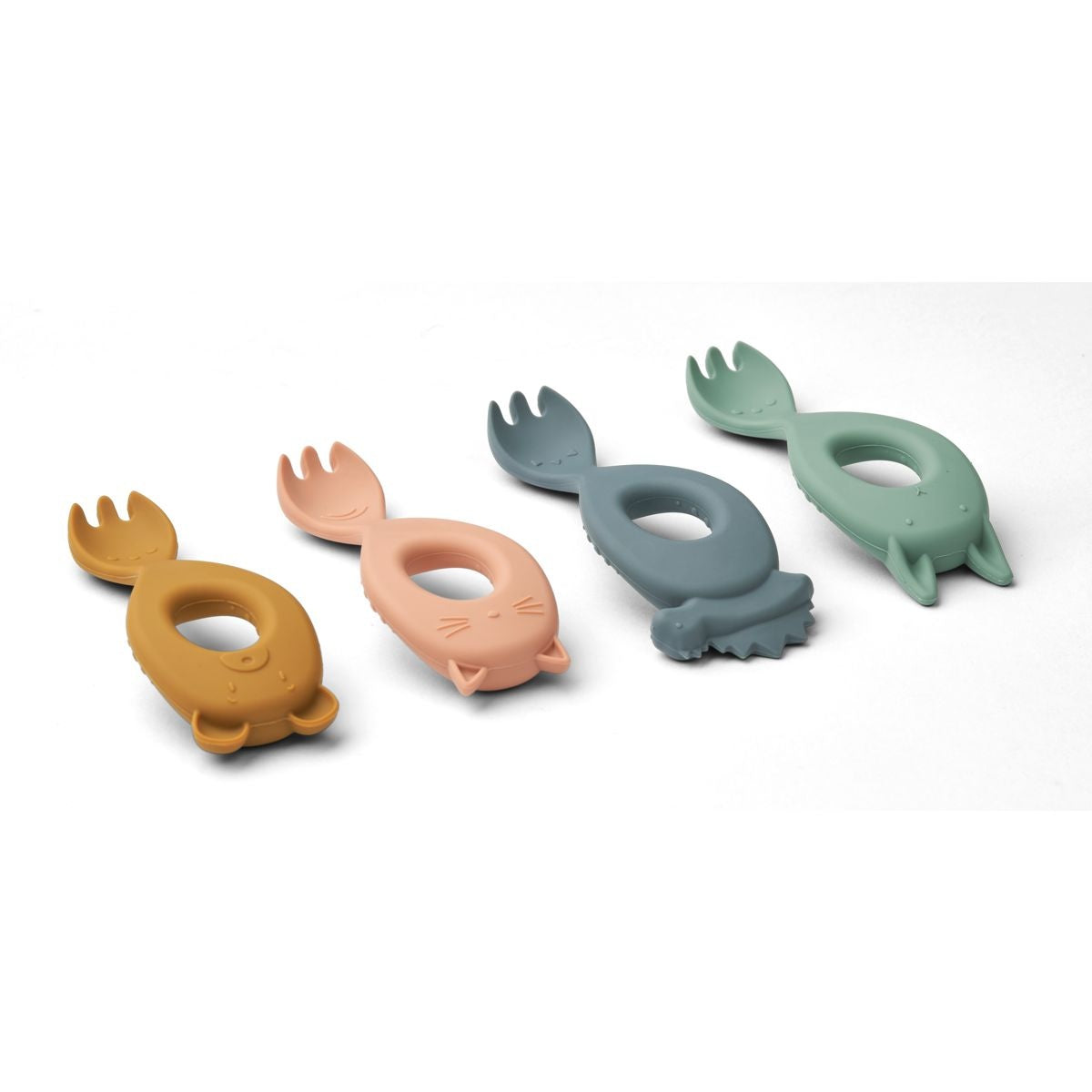 Liewood Silikon-Gabeln Liva, 4er-Pack