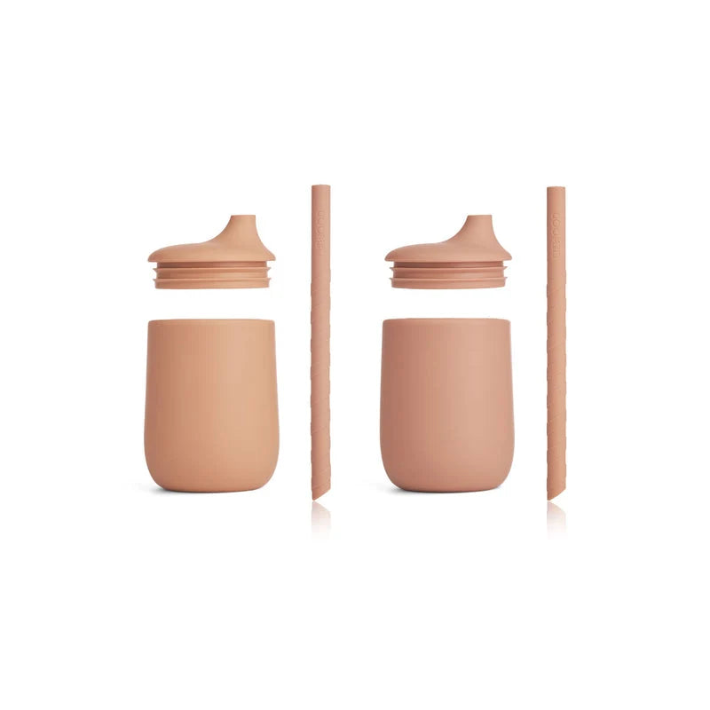 Liewood Strohhalmbecher Ellis 2er-Pack, tuscany rose/pale tuscany mix