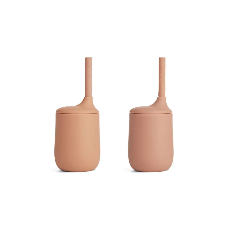 Liewood Strohhalmbecher Ellis 2er-Pack, tuscany rose/pale tuscany mix