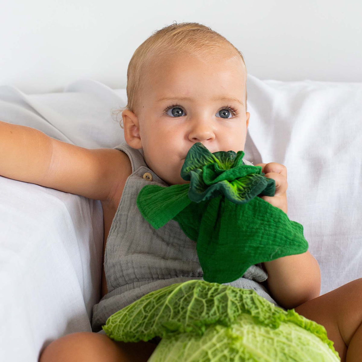 OLI & CAROL Kendall the Kale Lovey-Teether