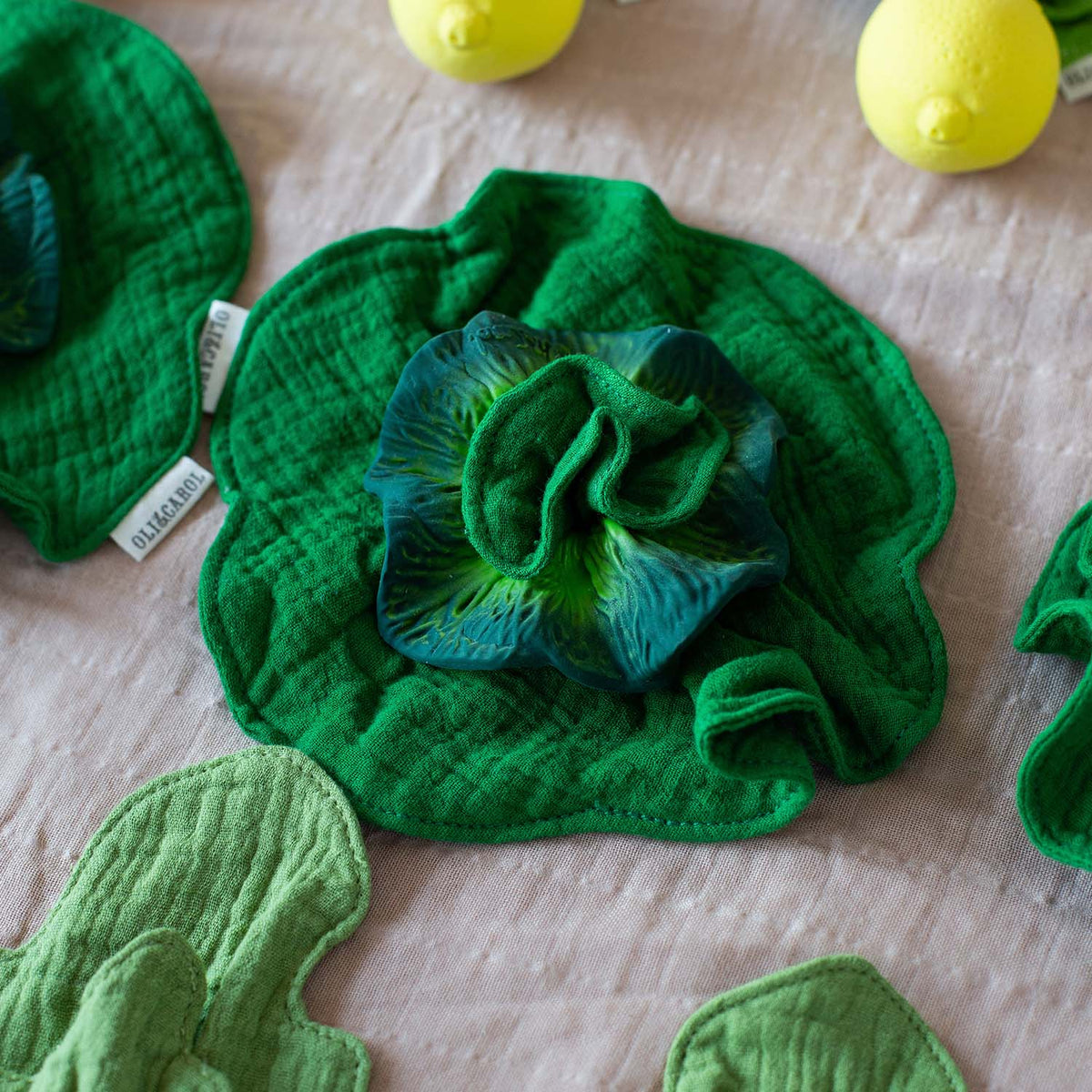 OLI & CAROL Kendall the Kale Lovey-Teether