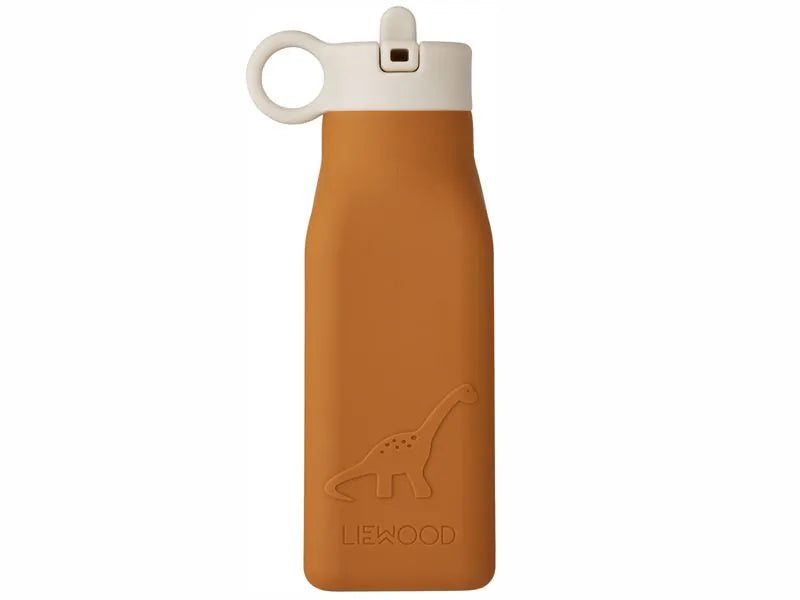 Liewood Silikon-Trinkflasche Warren, Dino Mustard
