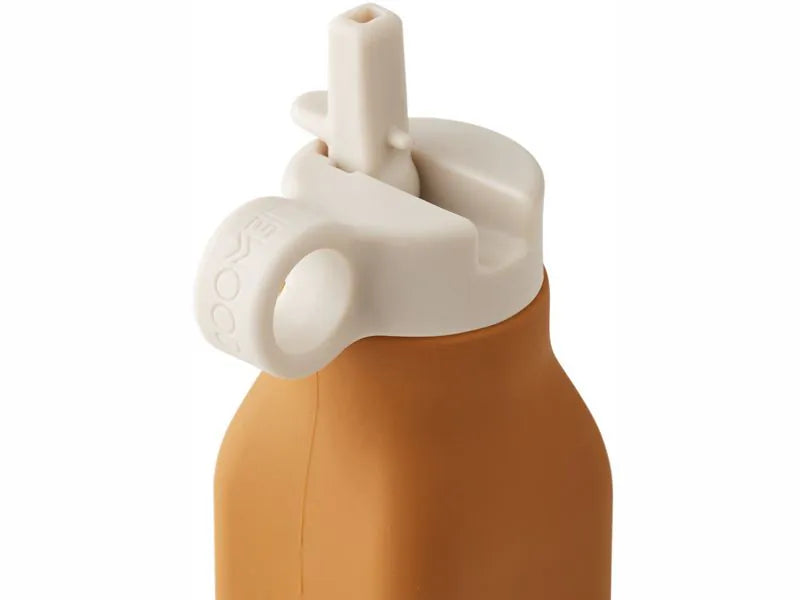 Liewood Silikon-Trinkflasche Warren, Dino Mustard