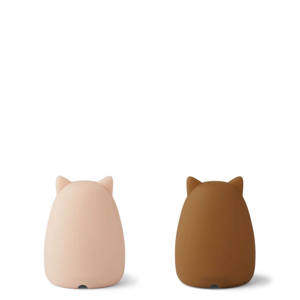Liewood Nachtlampen Cat 2er-Pack, rose/golden caramel