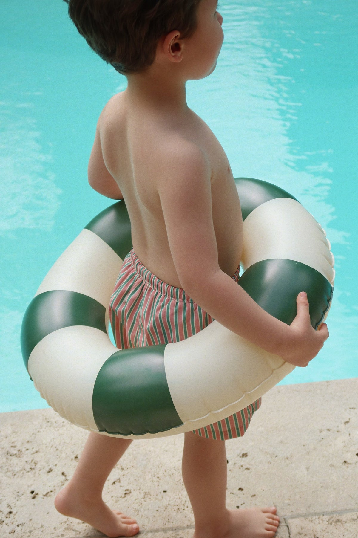 Konges Sløjd Schwimmring, Green Stripe