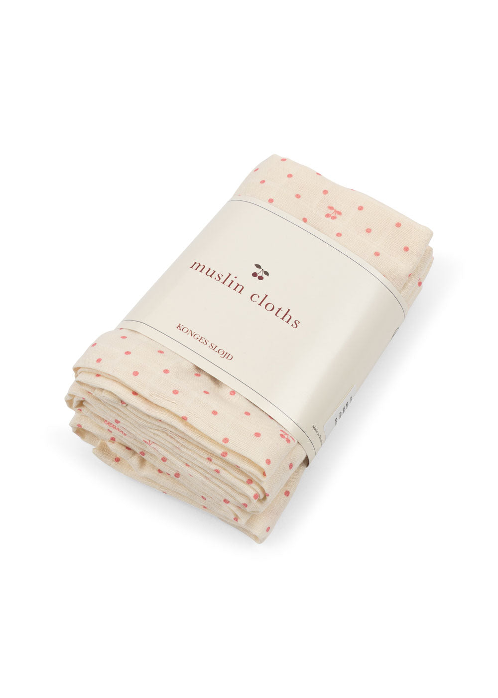Konges Sløjd Mulltücher 3er-Pack, cherry dot