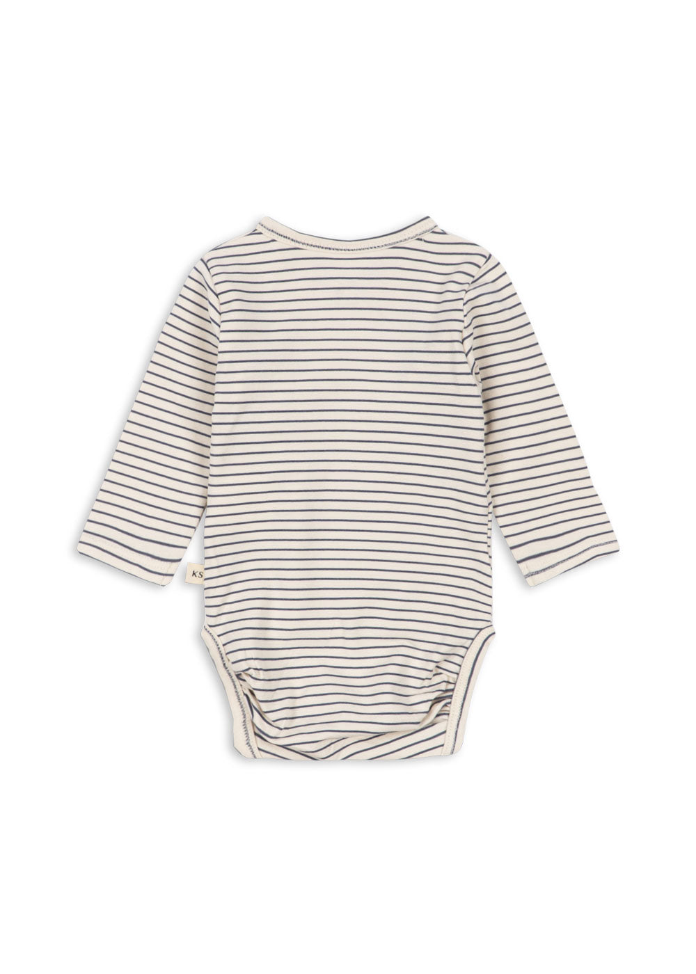 Konges Sløjd Langarm Wickel-Body, stripe como